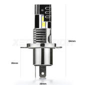 4 Anabbaglianti LED H4 29,000Lm per Skoda Roomster 5J fari a parabola H4: Kit LED Moai 29.000Lumen