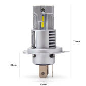 3 Anabbaglianti LED Skoda Roomster 5J fari a parabola: H4 Nava H4: Kit LED Nava 20.000Lumen