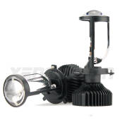 6 H4: Proiettori lenticolari Mini BiLED CREE Canbus H4: Proiettori lenticolari Mini BiLED CREE Canbus
