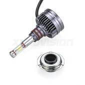 2 Abbaglianti LED H7 24,000Lm per Volvo V50 545 dal 2008, con fari Bi-Xenon H7: Kit LED BrightStar 24.000Lm