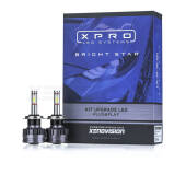 4 Abbaglianti LED H7 24,000Lm per Volvo V50 545 dal 2008, con fari Bi-Xenon H7: Kit LED BrightStar 24.000Lm