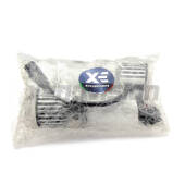 9 Abbaglianti LED H7 15,000Lm per Mercedes Classe-C W203 con fari Xenon FINE SERIE: NO GARANZIA H7: Kit LED Ninja 15.000Lm - FINE SERIE: NO GARANZIA