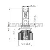 2 Anabbaglianti LED HB3 24,000Lm per Honda NSX Mk1 2001 - 2005 - FINE SERIE: NO GARANZIA HB3: Kit LED Eagle Mini24.000Lm - FINE SERIE: NO GARANZIA