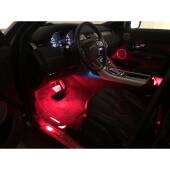7 Placche LED vano piedi cambiacolore bluetooth per Hyundai I30 PDE, PD, PDEN 2016 in poi Kit 4 Placche LED Cambiacolore RGB Bluetooth Vano piedi e Abitacolo