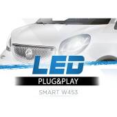 0 Kit Fari Bi-Led X-pro Brightstar LED per Smart 453 Kit Fari Bi-Led X-pro Brightstar LED per Smart 453