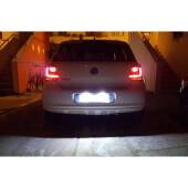 6 Kit Plafoniere LED Luce Targa per VW Passat B5 1996 - 2000 Kit Plafoniere LED Targa Volkswagen (Golf 7, etc.)