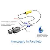 3 Alfa romeo MiTo: Spegnispia 21W Plug&Play senza tagliare cavi per Retronebbia (Coppia) Kit Resistenze Spegnispia Alte Performance 21W (Coppia)