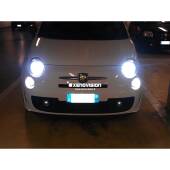 1 Kit xenon Fiat 500 fino a 2015 - Xenon 35W, Led DRL e Targa - Zero Spie - 6000k Kit xenon Fiat 500 fino a 2015 - Xenon 35W, Led DRL e Targa - Zero Spie - 6000k