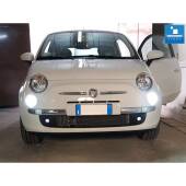 3 Kit xenon Fiat 500 fino a 2015 - Xenon 35W, Led DRL e Targa - Zero Spie - 6000k Kit xenon Fiat 500 fino a 2015 - Xenon 35W, Led DRL e Targa - Zero Spie - 6000k
