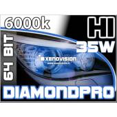 0 Kit Xenon H1 6000k 35W 64Bit Alta Qualita Xenovision Bianco Lunare Kit Xenon H1 6000k 35W 64Bit Alta Qualita Xenovision Bianco Lunare