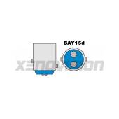 2 luce Stop LED per Hyundai I30 PDE, PD, PDEN 2016 in poi: p21/5w Asyc P21/5W: Asyc LED Rossi (Coppia)