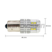 3 GEAR P21W: luci diurne LED Hyundai I30 (PDE, PD, PDEN) 2016 in poi P21W: Gear LED 6000k (Coppia)