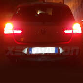 4 Retronebbia LED per Hyundai I30 PDE, PD, PDEN 2016 in poi: P21W Gear P21W: Gear LED Rossi (Coppia)