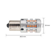 2 Freccia Anteriore LED Lotus Elise Mk3 2010 - 2022: P21W Gear2 FINE SERIE: NO GARANZIA P21W: Lampadina frecce LED No-Hyperflash Gear2 FINE SERIE: NO GARANZIA