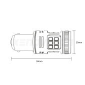 P21W: LED Bolt 6000k (Coppia)