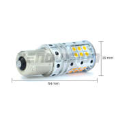 3 Freccia Anteriore LED Hyundai I30 PDE, PD, PDEN 2016 in poi: PY21W Arrow PY21W: Lampadina frecce LED No-Hyperflash Arrow