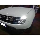 6 Luci posizione LED Land rover Discovery IV L319 con fari xeno: T20 Pyramid T20 (7443 7440): XE Pyramid LED Kit per Luci Diurne DRL