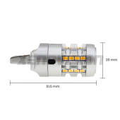 2 Freccia posteriore LED Daihatsu YRV 2000 - 2005: T20 Gear2 FINE SERIE: NO GARANZIA T20: Lampadina frecce LED No-Hyperflash Gear2 FINE SERIE: NO GARANZIA