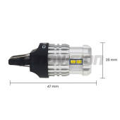 3 Retromarcia LED T25 per Jeep Cherokee KJ 2002 - 2007 T25: Lampadina LED 6000k Gear v1.0
