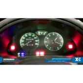 2 Luci Vano Portaoggetti LED T5 per Toyota 4 runner N180 1995 - 2002 T5 a 3 Micro Led - Alta Intensita Luminosa 360 Gradi - Bianco Lunare 6000k