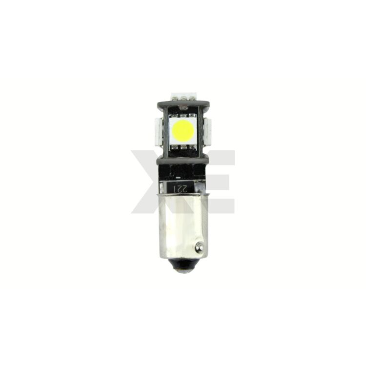 2 BAX9S (H6W) 360 gradi a 5Ultra Led - Canbus - Bianco Lunare <p><strong>Canbus </strong> illuminazione a 360 gradi su ogni lato, con 5 Led ad altissima luminosità. Innesto BAX9S (H6W).</p>