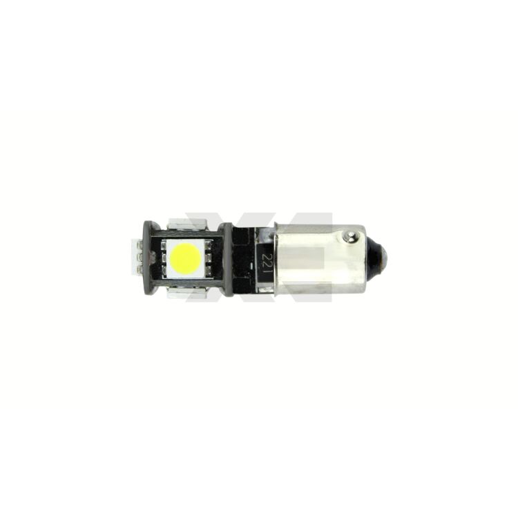 3 BAX9S (H6W) 360 gradi a 5Ultra Led - Canbus - Bianco Lunare <p><strong>Canbus </strong> illuminazione a 360 gradi su ogni lato, con 5 Led ad altissima luminosità. Innesto BAX9S (H6W).</p>