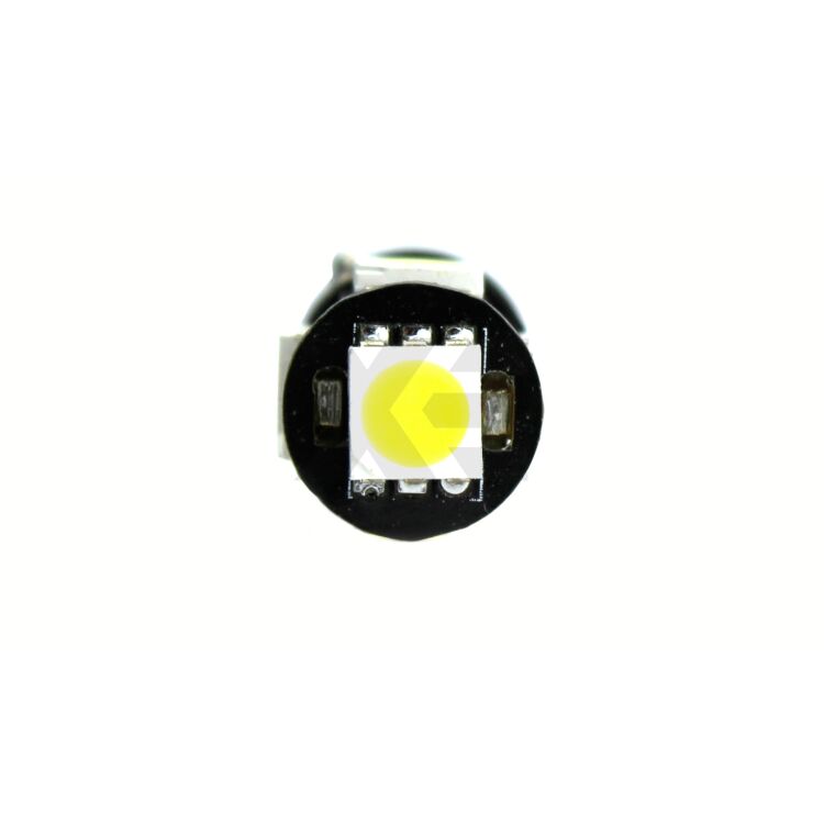 4 BAX9S (H6W) 360 gradi a 5Ultra Led - Canbus - Bianco Lunare <p><strong>Canbus </strong> illuminazione a 360 gradi su ogni lato, con 5 Led ad altissima luminosità. Innesto BAX9S (H6W).</p>