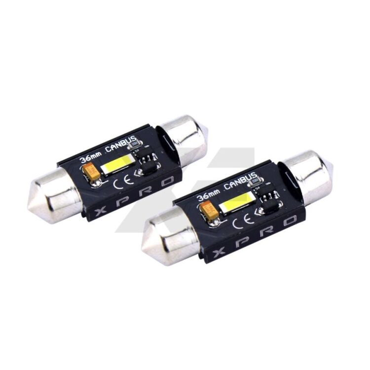 2 Luci Vano Portaoggetti LED per Land rover Discovery II L318 1998 - 2004: C5W BlackForce 36mm (Coppia) <strong>Luci Vano Portaoggetti LED per Land rover Discovery II</strong> L318 1998 - 2004. Coppia lampade <strong>C5W</strong> 36mm modello BlackForce canbus.