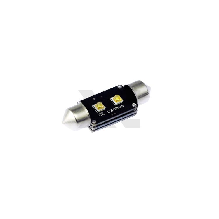 <p><strong>400lumen.&nbsp;</strong>Led C5W C10W 36mm con 2 Chip CREE&trade;, Canbus No Polarity. Ideale per luce di cortesia e targa. Luminosissima e eccellentemente dissipata, luce 5000k purissima. Qualit&agrave; Massima Garantita Xenovision.</p>