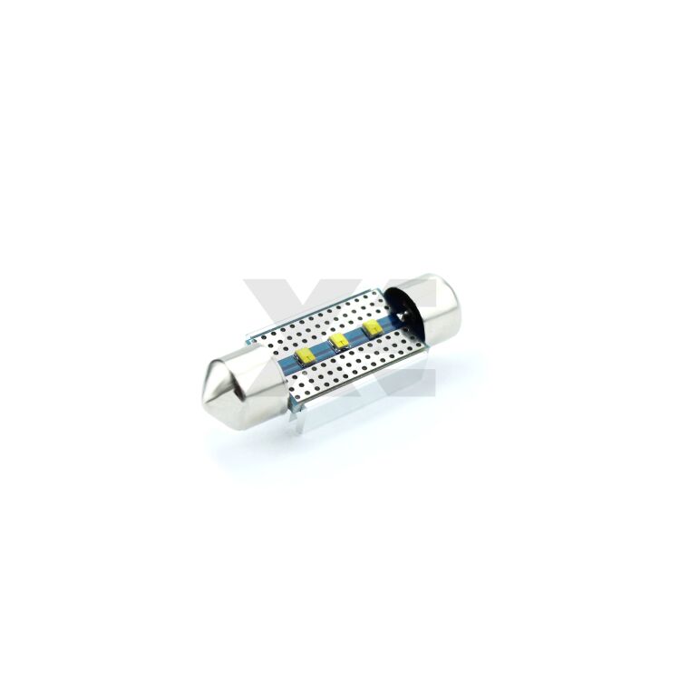 <p>C5W LED canbus con 3 Chip PHILIPS per un'illuminazione incredibilmente potente e pura.&nbsp;Un vero gioiello.</p>