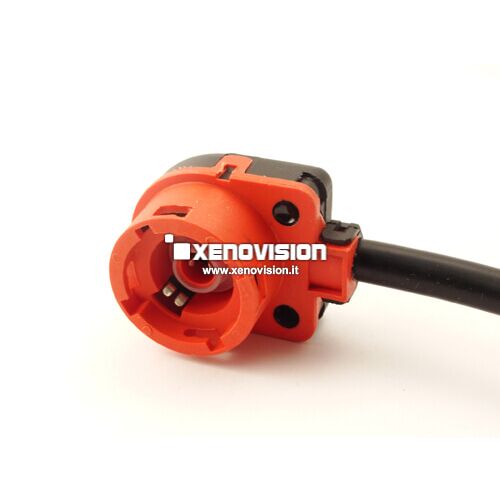 Cablaggio Xenovision di conversione da D2S/D2R a KET <p>Cablaggio adattatore per collegare lampade D2S / D2R a centraline XENOVISION. Utile ad esempio per chi desidera istallare il gruppo ottico originale xenon (o bixenon) da istallare su un'auto nativamente equipaggiata con fari alogeni tradizionali. In questo caso è sufficiente istallare le nostre centraline, questo cablaggio, e le lampade D2s /D2r</p>