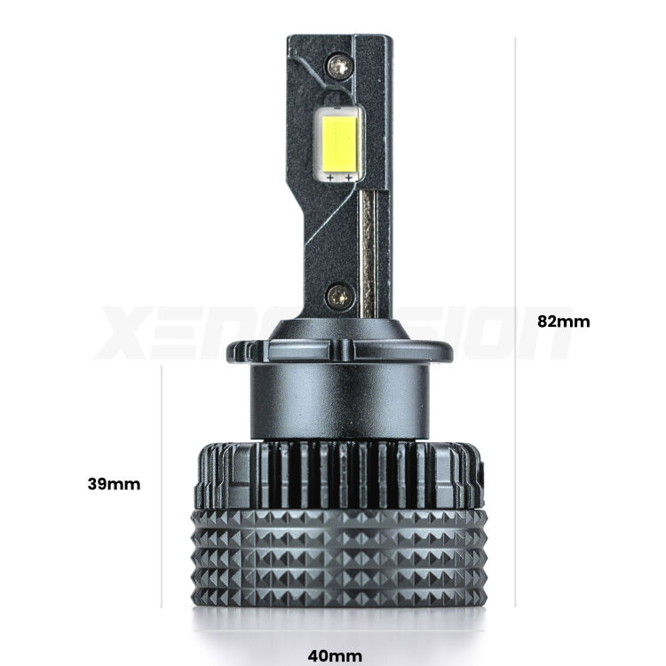 2 D2s / D2r : Kit LED Hawk 32.000Lm <strong>Per fari D2S Lenticolari</strong>. Kit LED D2S D2R <strong>primo in Luminosità</strong> sul mercato. Senza rivali, Canbus 100% auto, Qualità Massima.