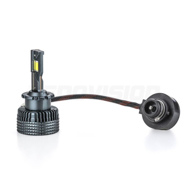 3 D2s / D2r : Kit LED Hawk 32.000Lm <strong>Per fari D2S Lenticolari</strong>. Kit LED D2S D2R <strong>primo in Luminosità</strong> sul mercato. Senza rivali, Canbus 100% auto, Qualità Massima.