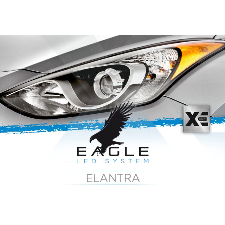 0 Elantra: Kit Anabbaglianti XE Eagle LED System su Misura <p>Dimentica gli adattatori. Forma dell'intera lampada su misura per Elantra. </p>