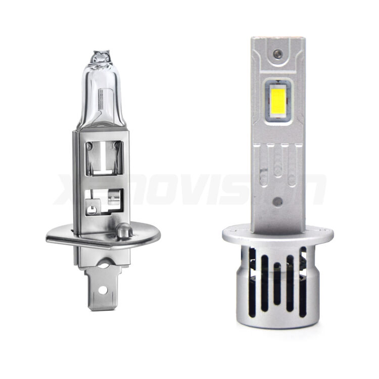 2 Anabbaglianti LED VW New Beetle 1998 - 2005: H1 Nava <strong>Anabbaglianti LED no-spie per VW New Beetle</strong> 1998 - 2005. Coppia lampade <strong> H1</strong> modello Nava canbus, raffreddate a ventola.