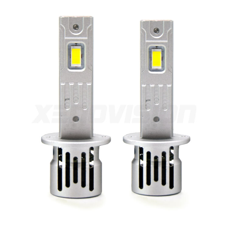 1 Anabbaglianti LED VW New Beetle 1998 - 2005: H1 Nava <strong>Anabbaglianti LED no-spie per VW New Beetle</strong> 1998 - 2005. Coppia lampade <strong> H1</strong> modello Nava canbus, raffreddate a ventola.