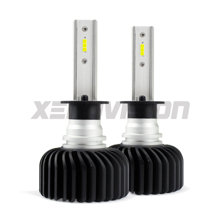 <strong>Kit LED </strong><strong>H1</strong><strong> senza ventola. </strong>Compatti, impermeabili, senza ventola: praticamente indistruttibili. Top Quality. Ideali per Fendinebbia, abbaglianti e spazi ristretti. Canbus sul 85% delle auto.