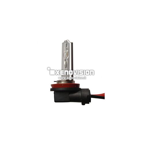 <p>Lampada xenon H11/H8/H9 6000k a "L", con spinotto piegato a 90 gradi proprio come la lampada originale. Ideale per installazioni in spazi ristretti. Introvabile!</p>