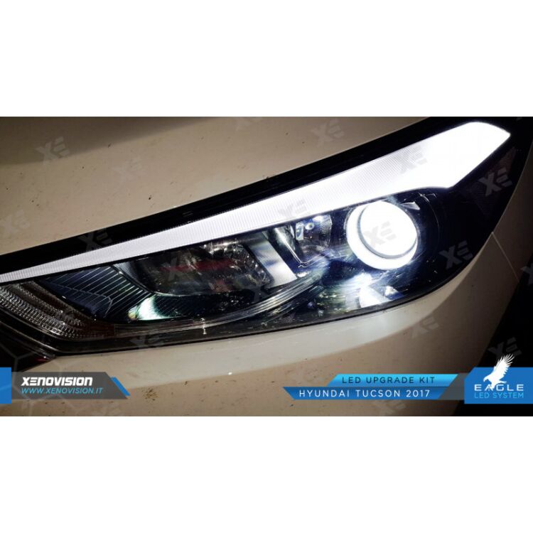 6 Anabbaglianti LED H11 29,000Lm per Land rover Discovery IV L319 restyling <strong>Kit anabbaglianti LED specifico per Land rover Discovery IV</strong> L319 restyling. Lampade <strong>H11</strong> Canbus da 29.000Lumen di luminosità modello Eagle Xenovision.