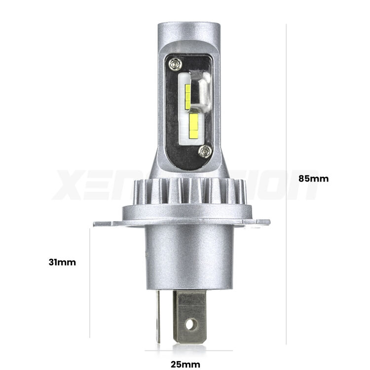 3 Anabbaglianti LED H4 9600Lm per Citroën Berlingo II 2008 - 2017 <strong>Kit LED per anabbaglianti + abbaglianti Berlingo</strong> II 2008 - 2017.</strong> Coppia lampade <strong>H4</strong> doppia intensità senza ventola e ultracompatte per installazioni in fari senza spazi.