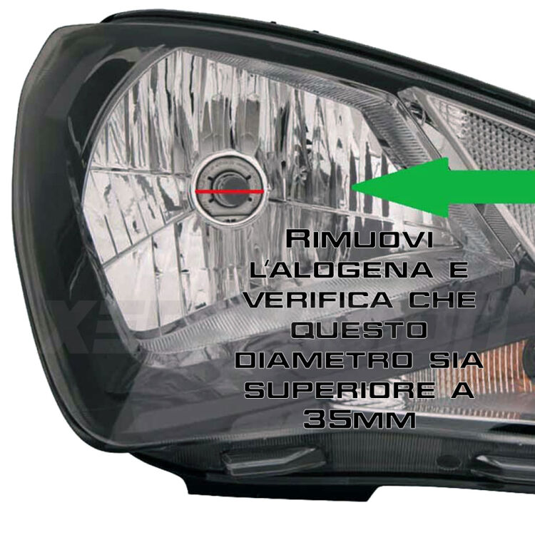 4 H4: Proiettori lenticolari Mini BiLED CREE Canbus <p>Belli nel faro da spenti e fenomenali da accesi. Trasforma il faro in un potente lenticolare Bi-LED, senza fare modifiche. Qualità Massima.</p>