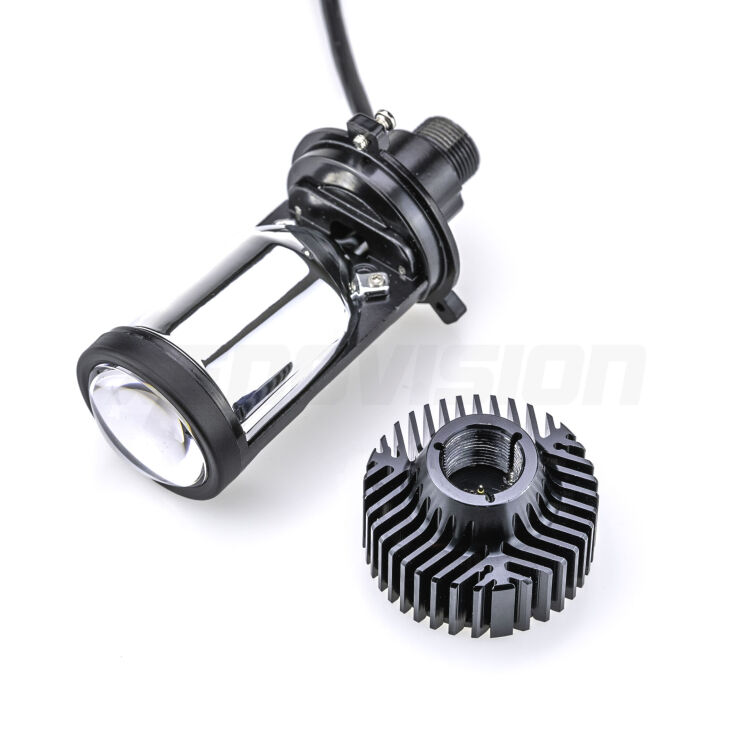 1 H4: Proiettori lenticolari Mini BiLED CREE Canbus <p>Belli nel faro da spenti e fenomenali da accesi. Trasforma il faro in un potente lenticolare Bi-LED, senza fare modifiche. Qualità Massima.</p>