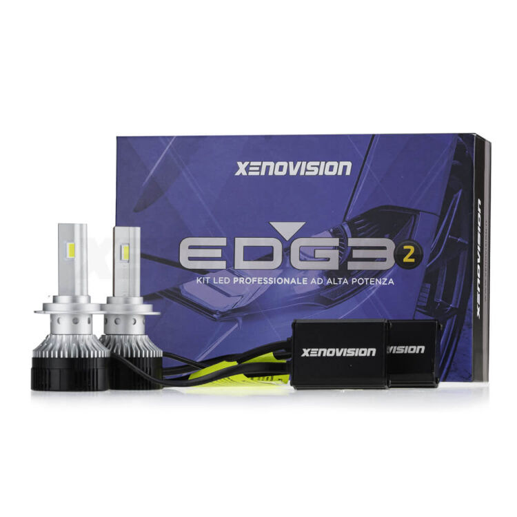 5 Anabbaglianti LED H7 34,000Lm per Land rover Discovery IV L319 fari a parabola <strong>Kit anabbaglianti LED per Land rover Discovery IV</strong> L319 fari a parabola.</strong>.Coppia lampade <strong>H7</strong> modello Edge v3.0 di Xenovision.