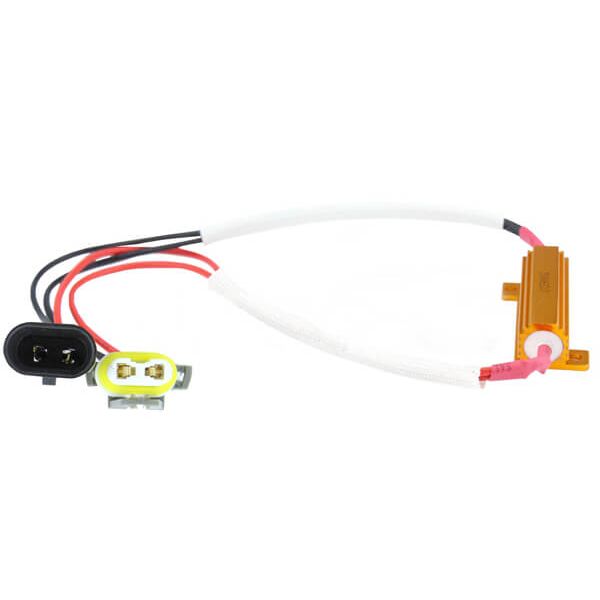 HB3 HB4 Coppia di Spegnispia Resistenza Plug & Play 50Watt 6Ohm - NO TAGLI E SALDATURE <p><strong>Incredibilmente semplice e comodo.</strong> Questo cablaggio con filtro incorporato da 50Watt si collega come una normale lampadina allo spinotto HB3 HB4 su cui si vuole annullare la spia Canbus, e dall'altro lato del cavo replica uno spinotto analogo per collegare qualsiasi Led.</p>