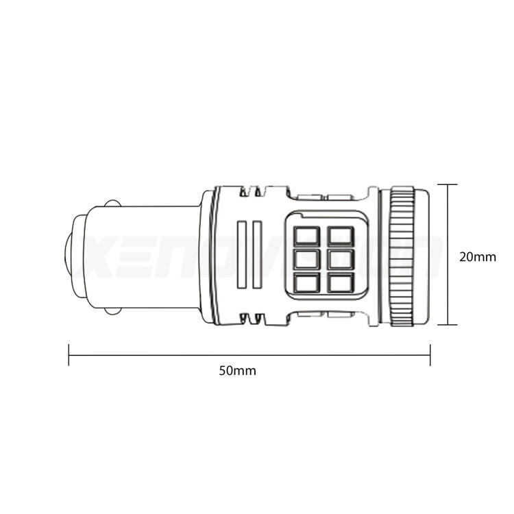 <strong>Luce Vano Motore LED per Ford Orion II</strong> AFF 1985 - 1990. Coppia lampade <strong>P21W</strong> modello Bolt canbus.