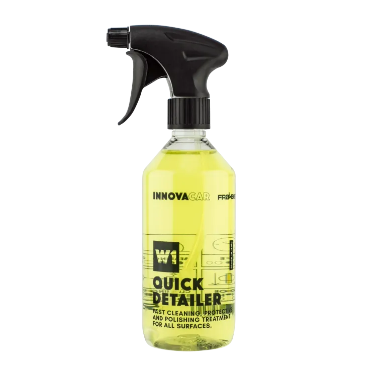 1 Innovacar W1 Quick Detailer - Pulitore Lucidante e Protettivo Rapido - 500ml Tocco finale: lucida, protegge e rende la carrozzeria idrorepellente, esaltandone il colore. Perfetto per una pulizia rapida in caso di emergenza (escrementi di uccelli), in un unico prodotto da avere in auto.