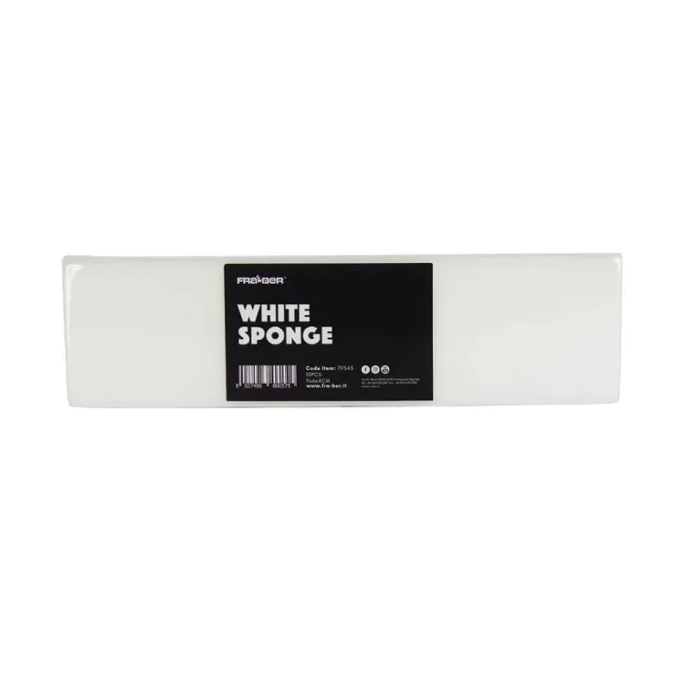 Innovacar White Sponge Cleaner - Spugne Melaminiche Rimozione Sporco - 10 pezzi Set di spugne in melamina con capacità abrasive per rimuovere lo sporco difficile senza detergenti aggressivi. Idealie per interni auto, anche solo con acqua. Confezione da 10 pezzi.