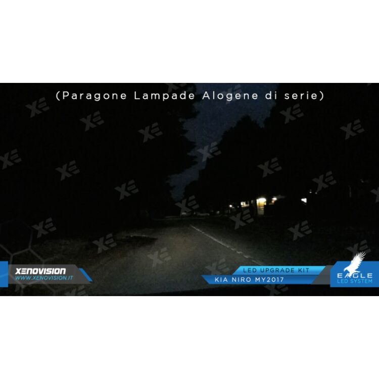 <p>Il Kit XE Light modello Eagle LED System studiato da Xenovision.it per la tua Niro.</p>