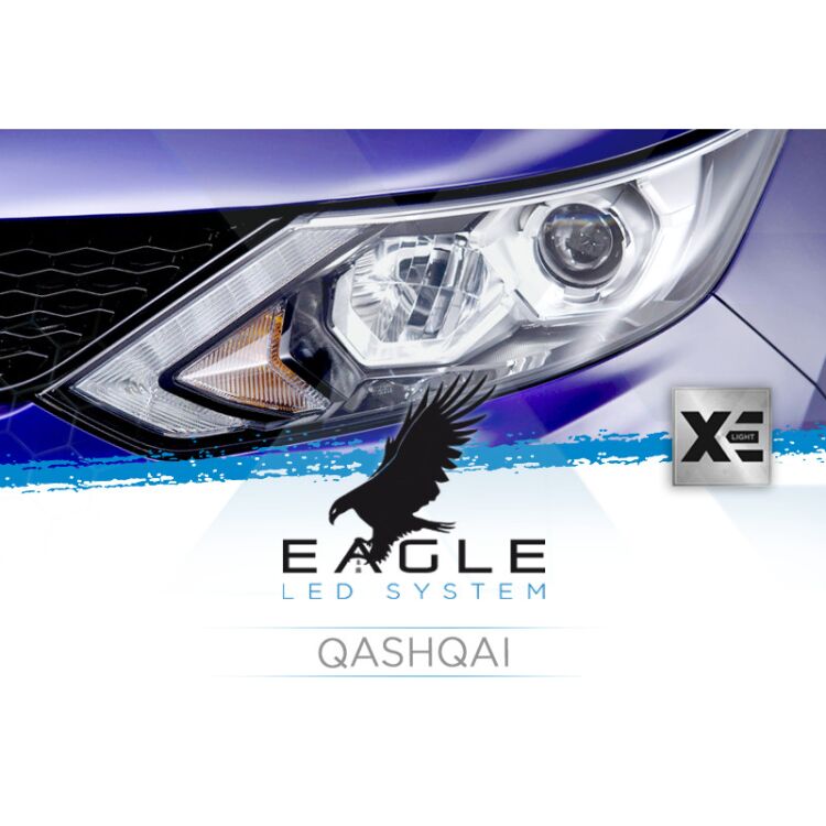 <p>Il Kit XE Light modello Eagle LED System studiato da Xenovision.it per la tua Nissan Qashqai 2014 in poi.</p>
