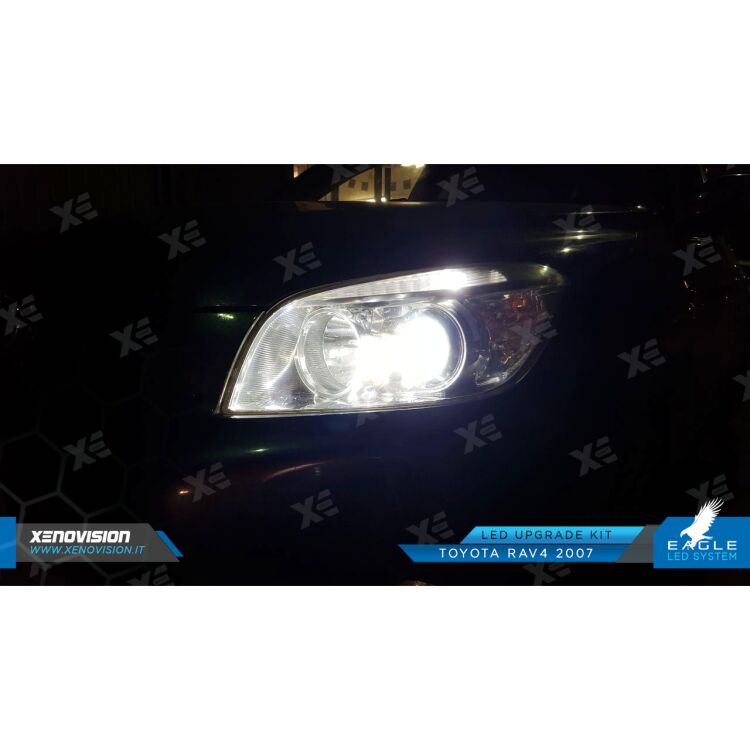 <p>Il Kit XE Light modello Eagle LED System studiato da Xenovision.it per la tua Rav4 III Serie dal 2006 al 2013.</p>
